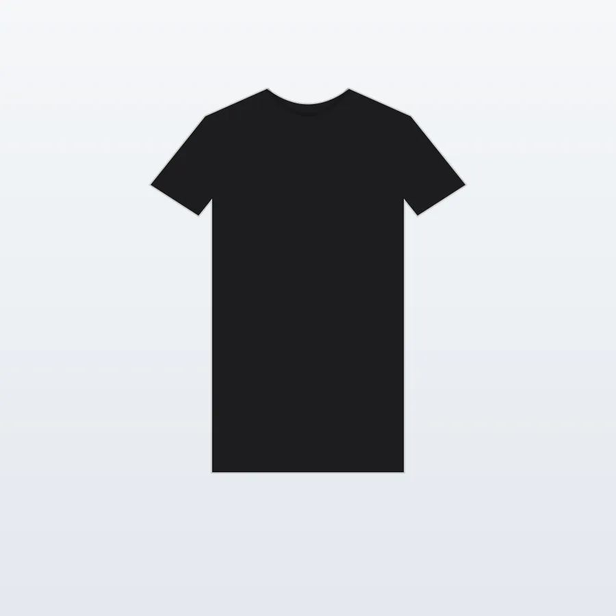 Oversized Graphic Tee — Black