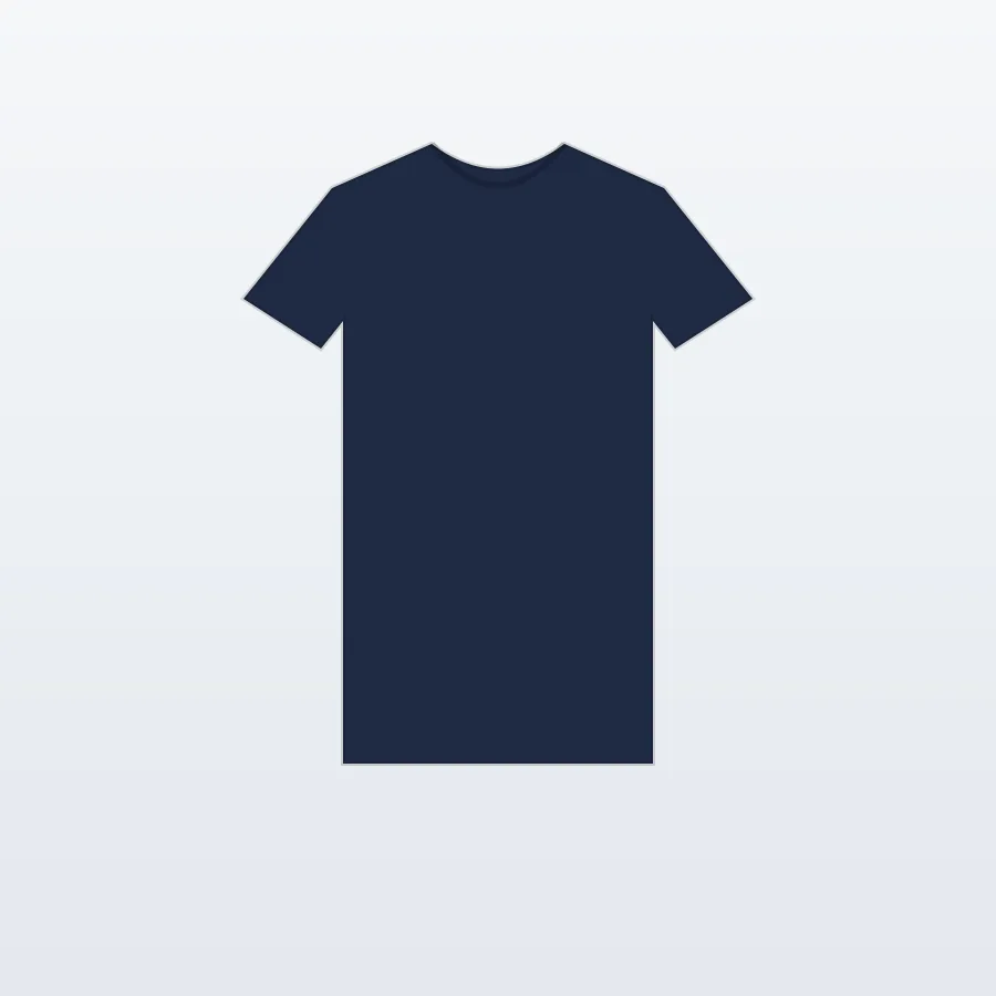 Signature Crew Tee — Navy