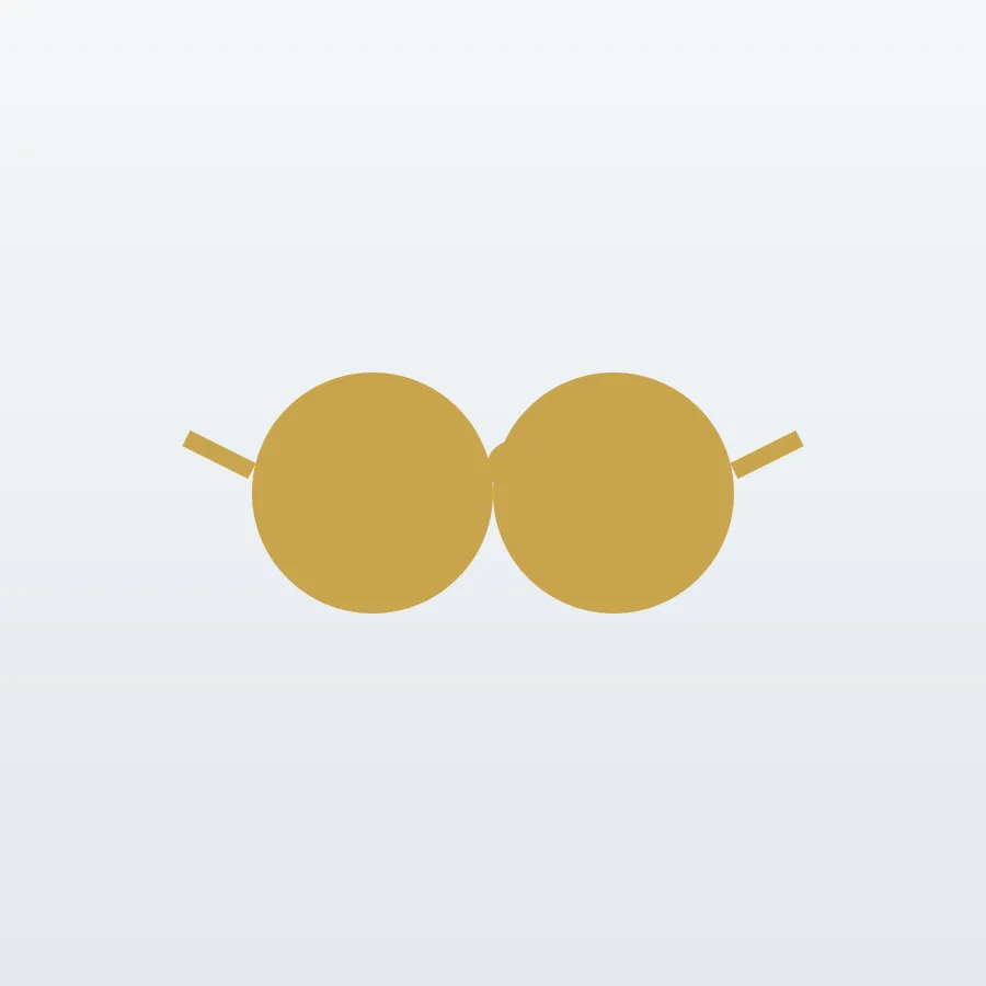Dune Cat-Eye Sunglasses — Gold