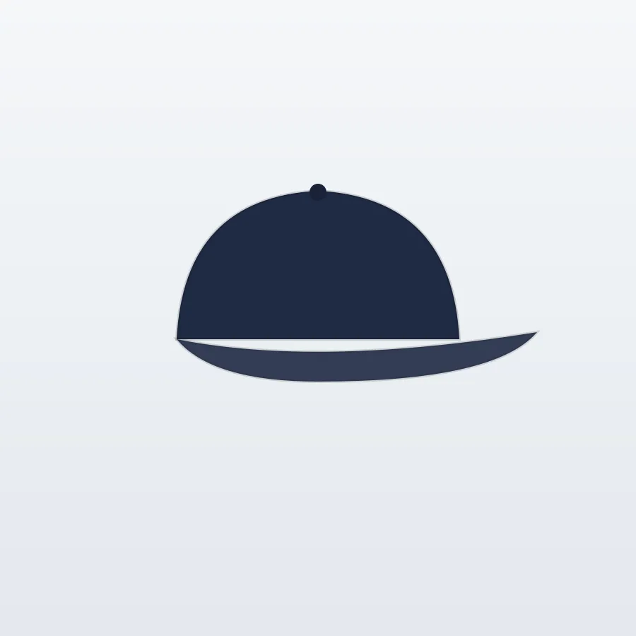 Structured Baseball Cap — Navy