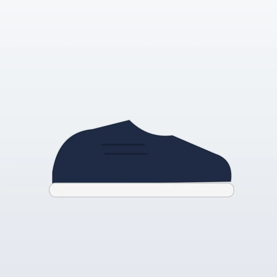 Essential Court Sneakers — Navy