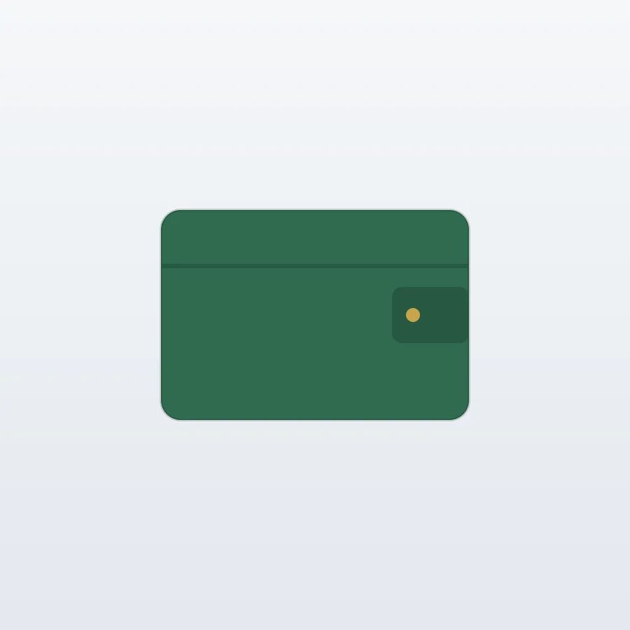 Premium Card Holder — Green