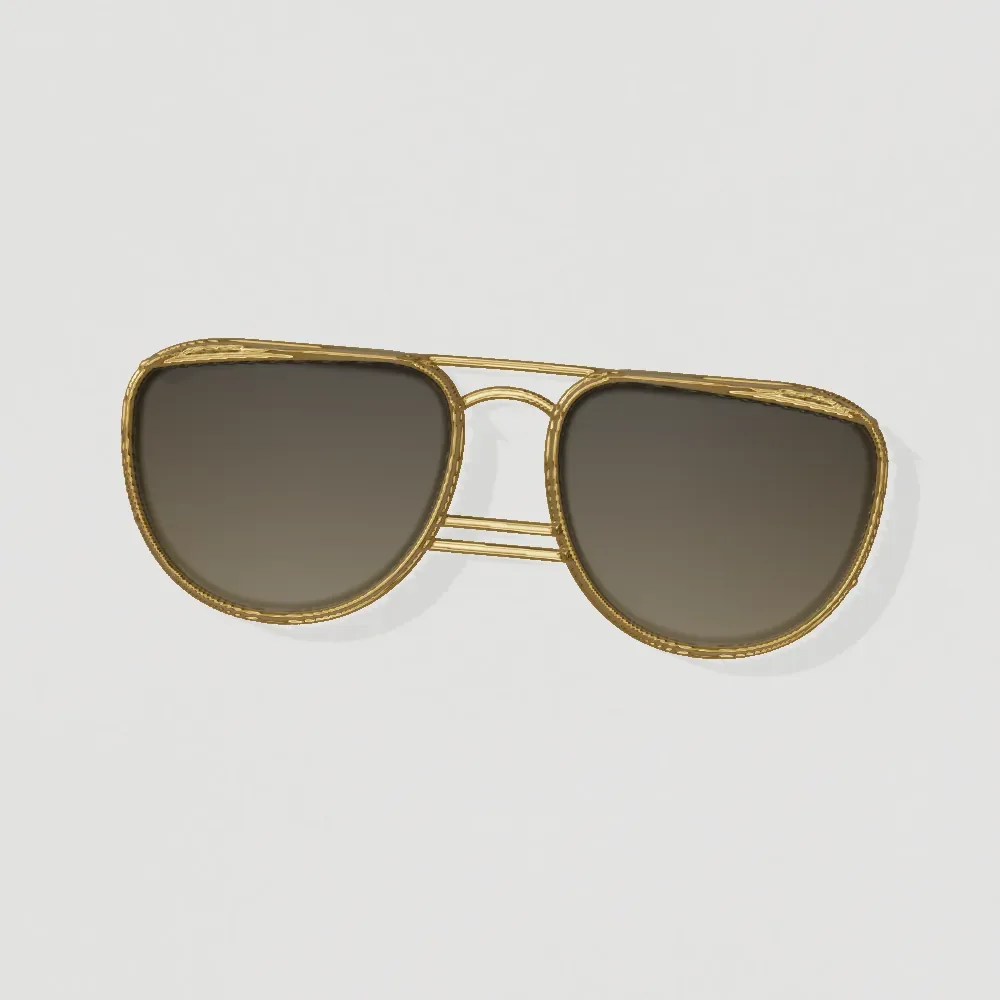 Corniche Wayfarer Sunglasses — Gold
