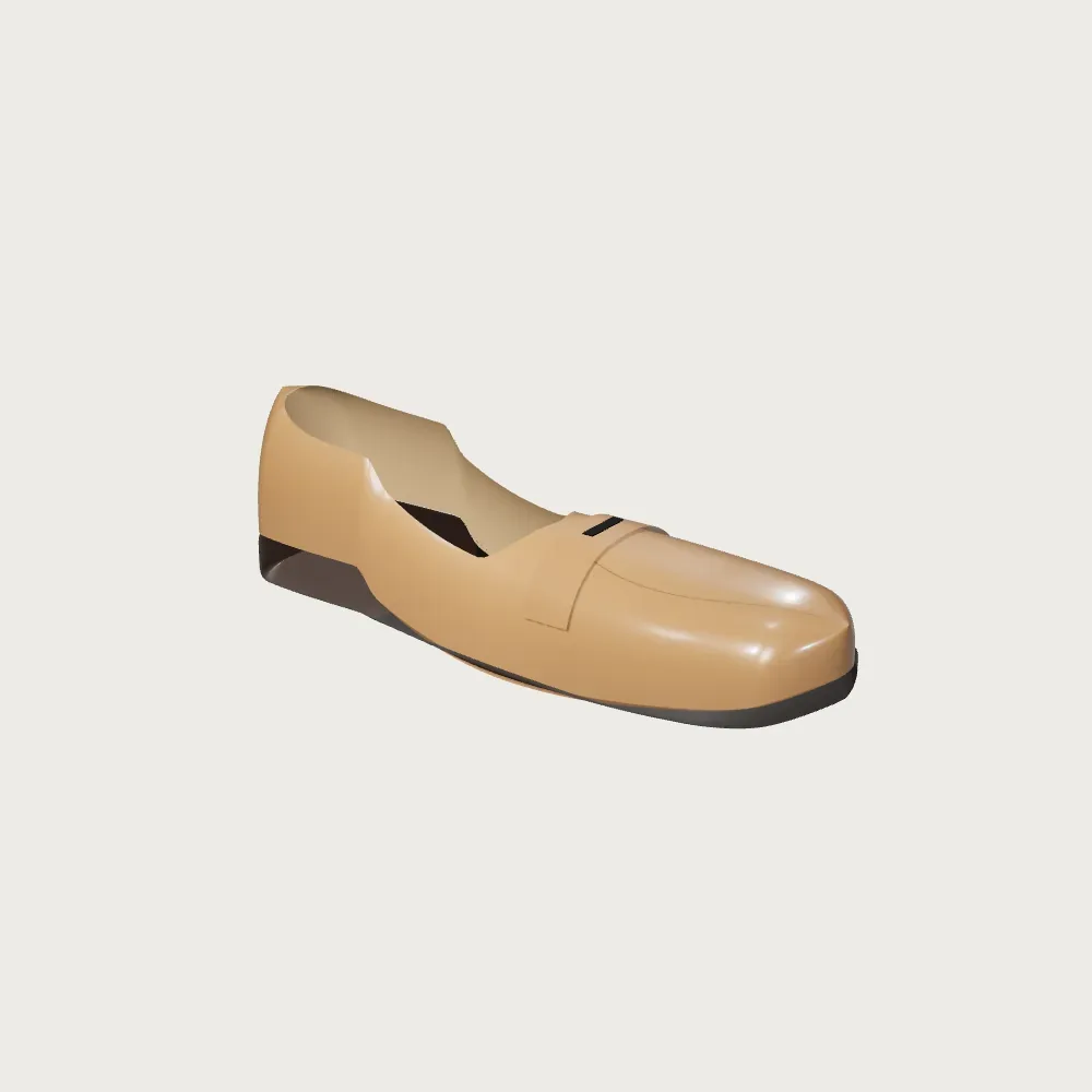 Lightweight Penny Loafers — Tan